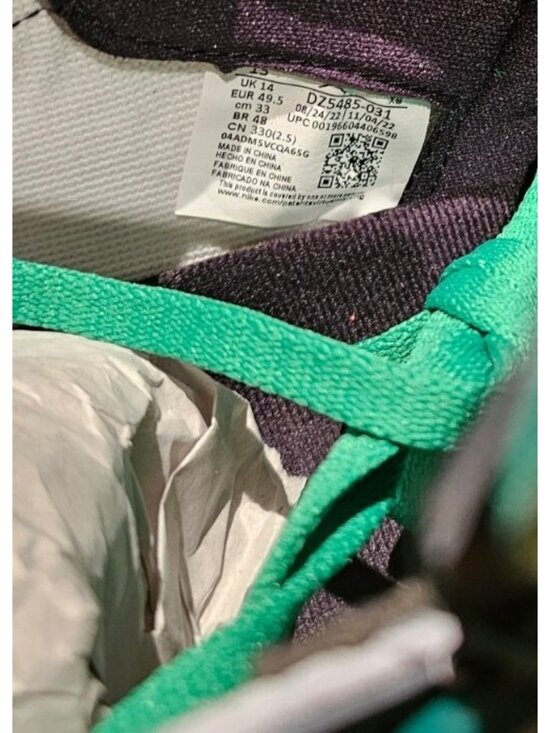 Nike Air Jordan 1 Retro High OG Celtics Lucky Green Black 2023 DZ5485-031 US 15 main image 5